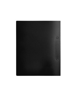 Carpeta liderpapel canguro 2 anillas 40 mm mixtas polipropileno din a4 negro opaco