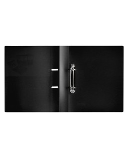 Carpeta liderpapel canguro 2 anillas 40 mm mixtas polipropileno din a4 negro opaco