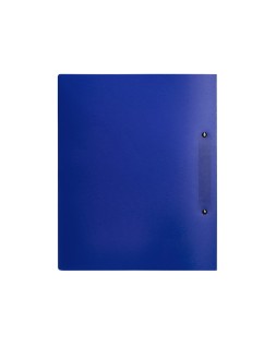 Carpeta liderpapel canguro 2 anillas 40 mm mixtas polipropileno din a4 azul translucido