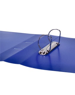 Carpeta liderpapel canguro 2 anillas 40 mm mixtas polipropileno din a4 azul translucido