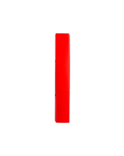 Carpeta liderpapel canguro 2 anillas 40 mm mixtas polipropileno din a4 rojo translucido