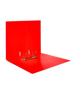 Carpeta liderpapel canguro 2 anillas 40 mm mixtas polipropileno din a4 rojo translucido