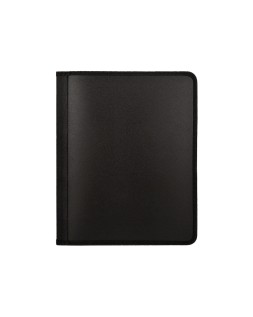 Carpeta liderpapel 4 anillas 25 mm polipropileno cierre cremallera 4 bolsillos interiores con ribete color negro