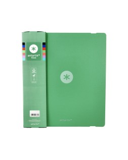Carpeta 4 anillas de 35 mm mixtas antartik a4 foam color verde matcha