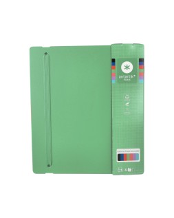 Carpeta 4 anillas de 35 mm mixtas antartik a4 foam color verde matcha