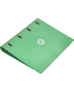 Carpeta 4 anillas de 35 mm mixtas antartik a4 foam color verde matcha