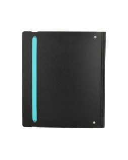 Carpeta 4 anillas de 35 mm mixtas antartik a4 foam bicolor negro menta