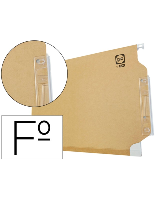 Carpeta colgante gio folio 50200 visor lateral 365x275x355 mm