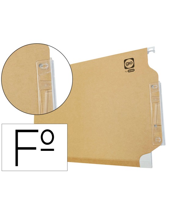 Carpeta colgante gio folio 50200 visor lateral 365x275x355 mm