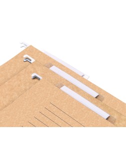 Carpeta colgante liderpapel folio kraft