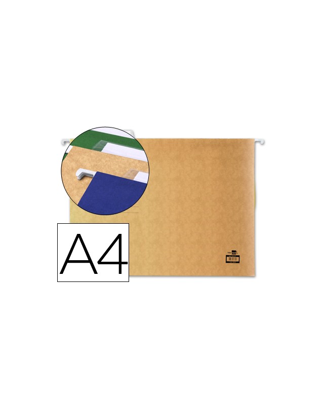 Carpeta colgante liderpapel a4 kraft