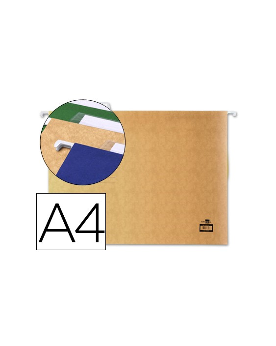 Carpeta colgante liderpapel a4 kraft
