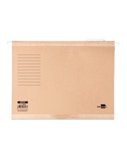 Carpeta colgante liderpapel folio prolongado kraft