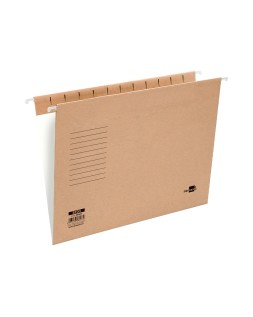 Carpeta colgante liderpapel folio prolongado kraft