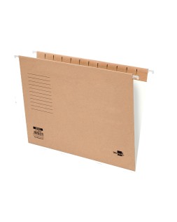Carpeta colgante liderpapel folio prolongado kraft