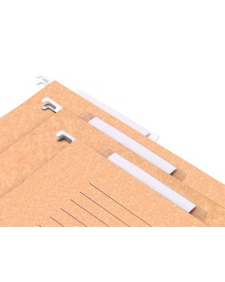 Carpeta colgante liderpapel folio prolongado kraft