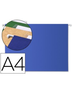 Carpeta colgante liderpapel a4 azul