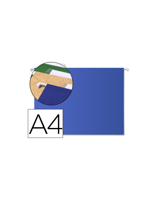 Carpeta colgante liderpapel a4 azul