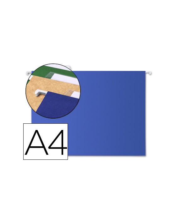 Carpeta colgante liderpapel a4 azul