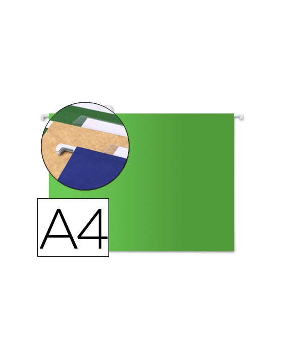 Carpeta colgante liderpapel a4 verde