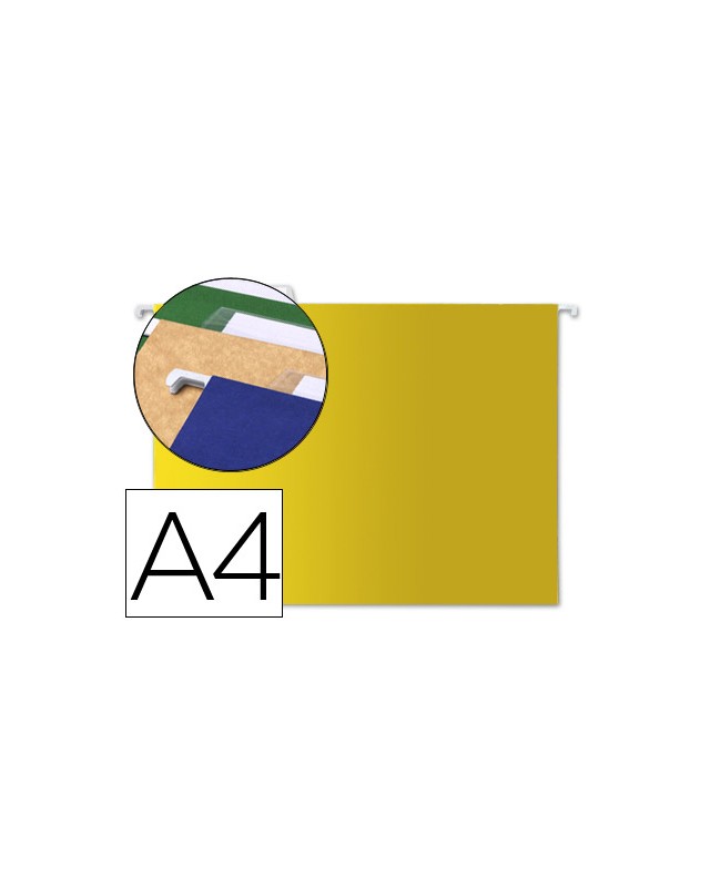 Carpeta colgante liderpapel a4 amarilla