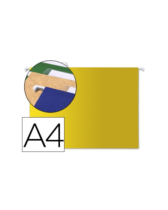 Carpeta colgante liderpapel a4 amarilla