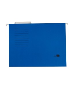 Carpeta colgante liderpapel folio azul