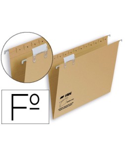Carpeta colgante fade folio visor superior kraft eco