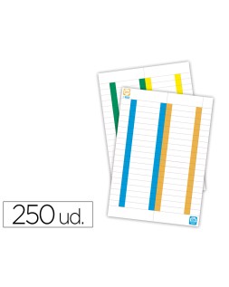 Tira de papel para visores pack de 250 etiquetas