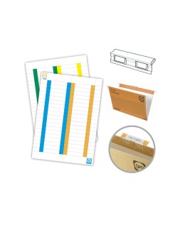 Tira de papel para visores pack de 250 etiquetas