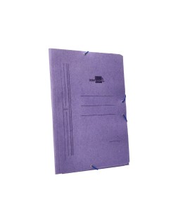 Carpeta liderpapel gomas tres solapas carton compacto folio color azul