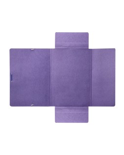 Carpeta liderpapel gomas tres solapas carton compacto folio color azul