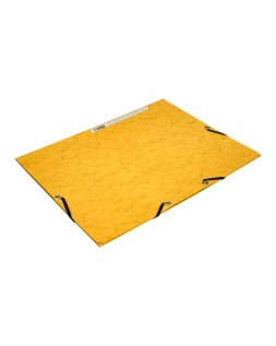 Carpeta q-connect gomas kf02166 carton simil-prespan solapas 320x243 mm amarilla