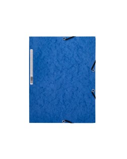 Carpeta q-connect gomas kf02167 carton simil-prespan solapas 320x243 mm azul