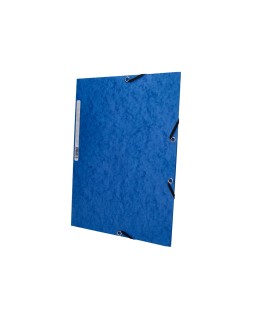 Carpeta q-connect gomas kf02167 carton simil-prespan solapas 320x243 mm azul