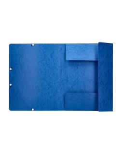 Carpeta q-connect gomas kf02167 carton simil-prespan solapas 320x243 mm azul