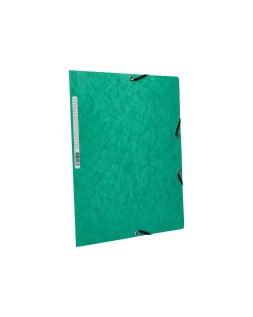 Carpeta q-connect gomas kf02168 carton simil-prespan solapas 320x243 mm verde