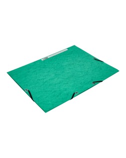 Carpeta q-connect gomas kf02168 carton simil-prespan solapas 320x243 mm verde