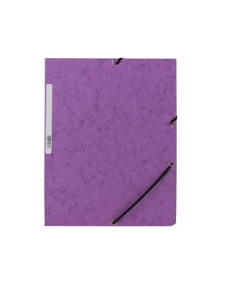 Carpeta q-connect gomas kf02171 carton simil-prespan solapas 320x243 mm violeta