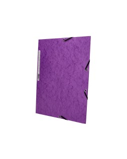 Carpeta q-connect gomas kf02171 carton simil-prespan solapas 320x243 mm violeta