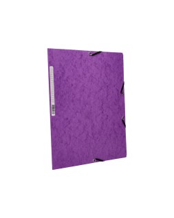 Carpeta q-connect gomas kf02171 carton simil-prespan solapas 320x243 mm violeta
