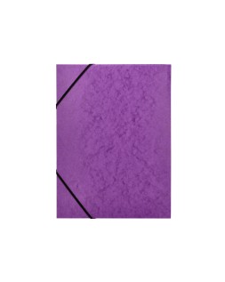 Carpeta q-connect gomas kf02171 carton simil-prespan solapas 320x243 mm violeta