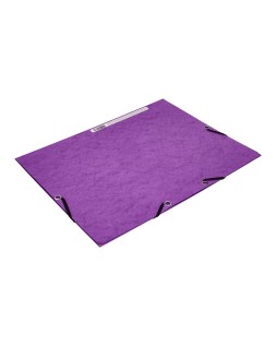 Carpeta q-connect gomas kf02171 carton simil-prespan solapas 320x243 mm violeta