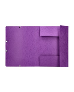 Carpeta q-connect gomas kf02171 carton simil-prespan solapas 320x243 mm violeta