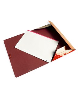 Carpeta liderpapel gomas tres solapas carton plastificado folio colores surtidos