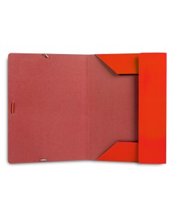 Carpeta liderpapel gomas tres solapas carton plastificado folio colores surtidos
