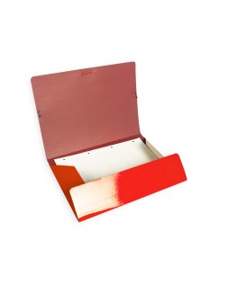 Carpeta liderpapel gomas tres solapas carton plastificado folio colores surtidos
