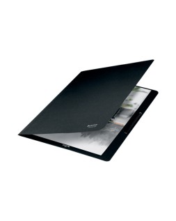 Carpeta leitz recycle gomas din a4 carton reciclabe 100% negro
