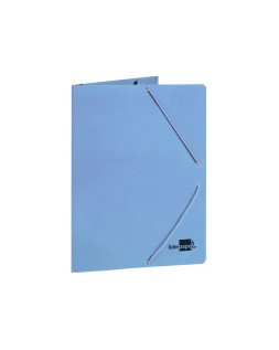 Carpeta liderpapel gomas tres solapas carton plastificado folio colores pasteles surtidos