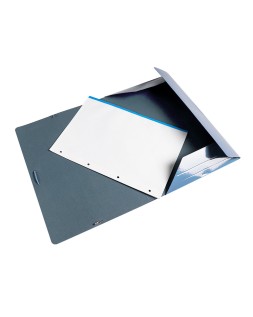 Carpeta liderpapel gomas tres solapas carton plastificado folio colores pasteles surtidos